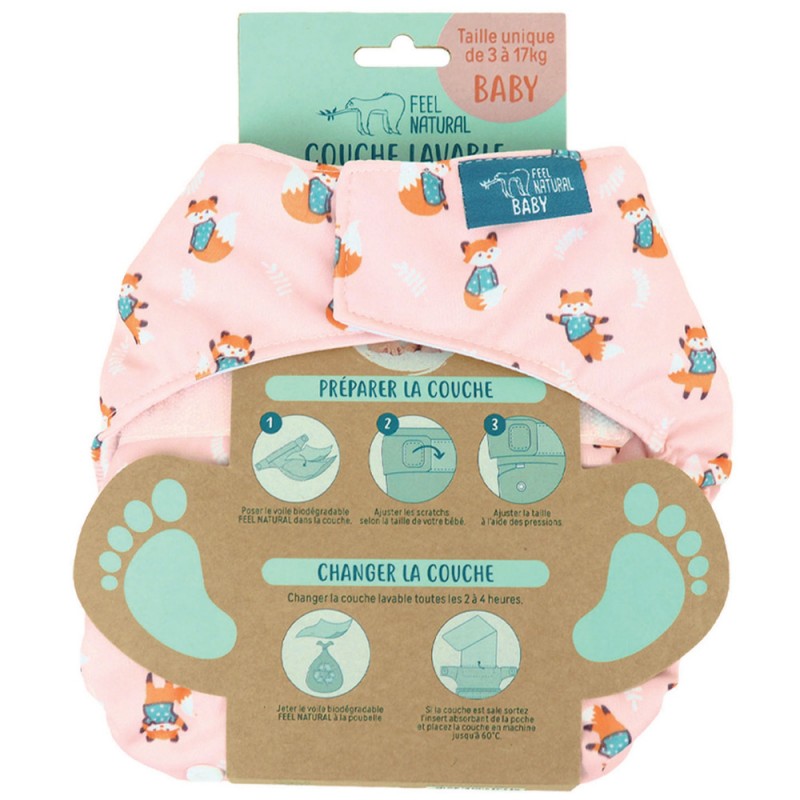 Couche lavable en tissu écologique pour bébé de 0 à 3 ans, couche ajustable  réutilisable pour enfant de 3 à 15Kg, 1 pièce, 2021 - AliExpress