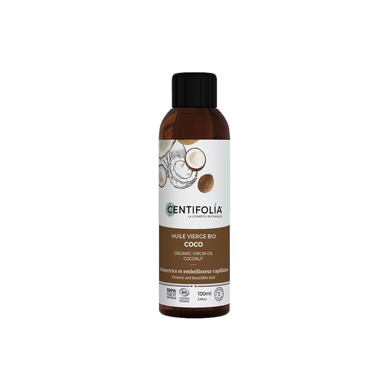 Huile vierge de coco bio 100 ml - Centifolia