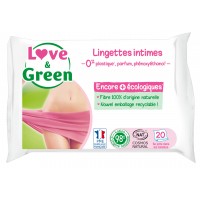 Lingettes intimes bio à...