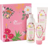 Coffret de soins bio rose...