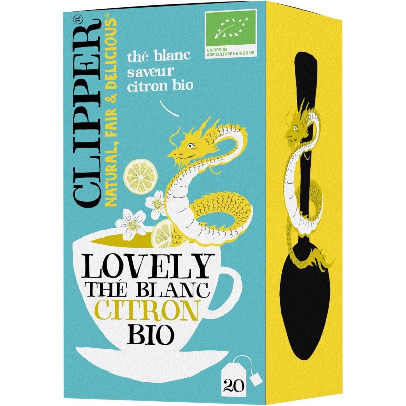 Thé blanc au citron bio Lovely - Clipper