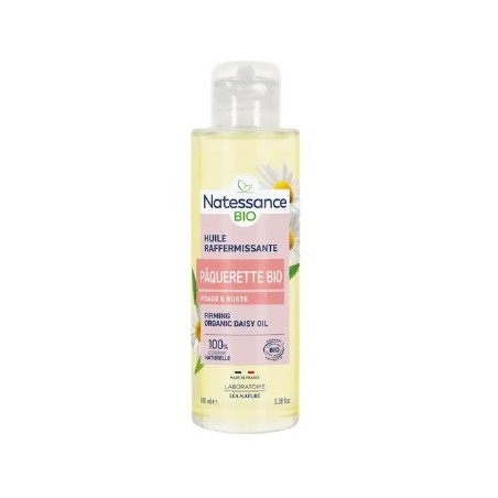 Huile raffermissante bio à la pâquerette visage & buste 100 ml - Natessance