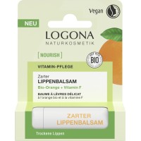 Baume à lèvres nourrissant délicat à l'orange - Logona