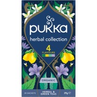 Collection de 4 variétés d'infusions & thés - Pukka
