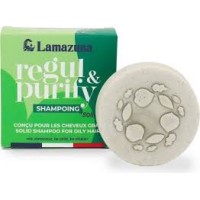 Shampoing solide purifiant cheveux gras Regul & Purify - Lamazuna